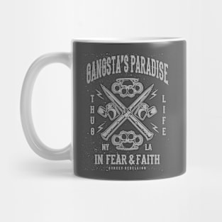 Gangsta Fear and Faith Design Mug